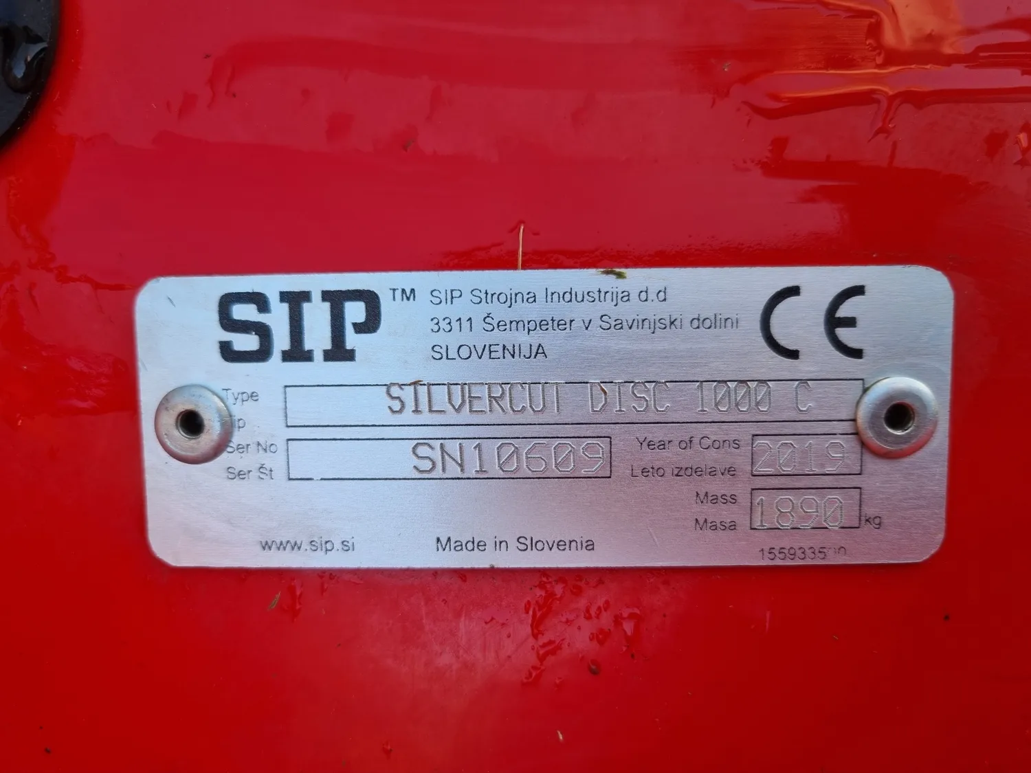 SIP Silvercut schijvenmaaiers - Bouwjaar 2019 - Nette staat