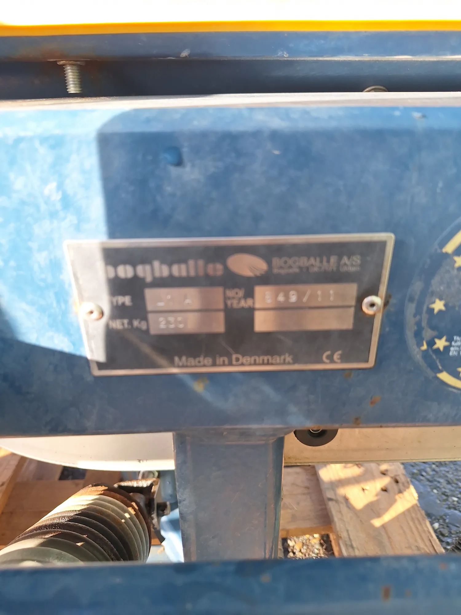 Bogballe L1 Plus Strooier 900L - Bouwjaar 2011