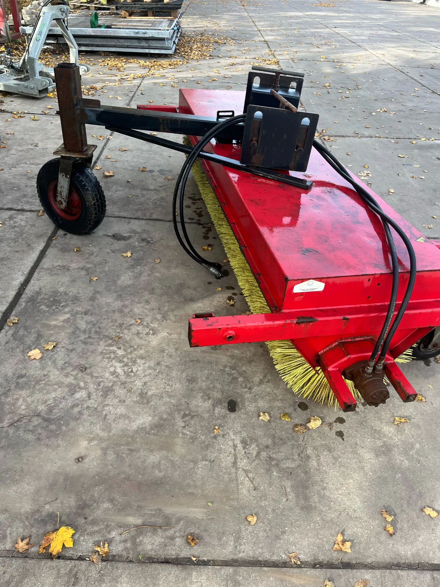 Veegmachine met lepel insteek | Sweep