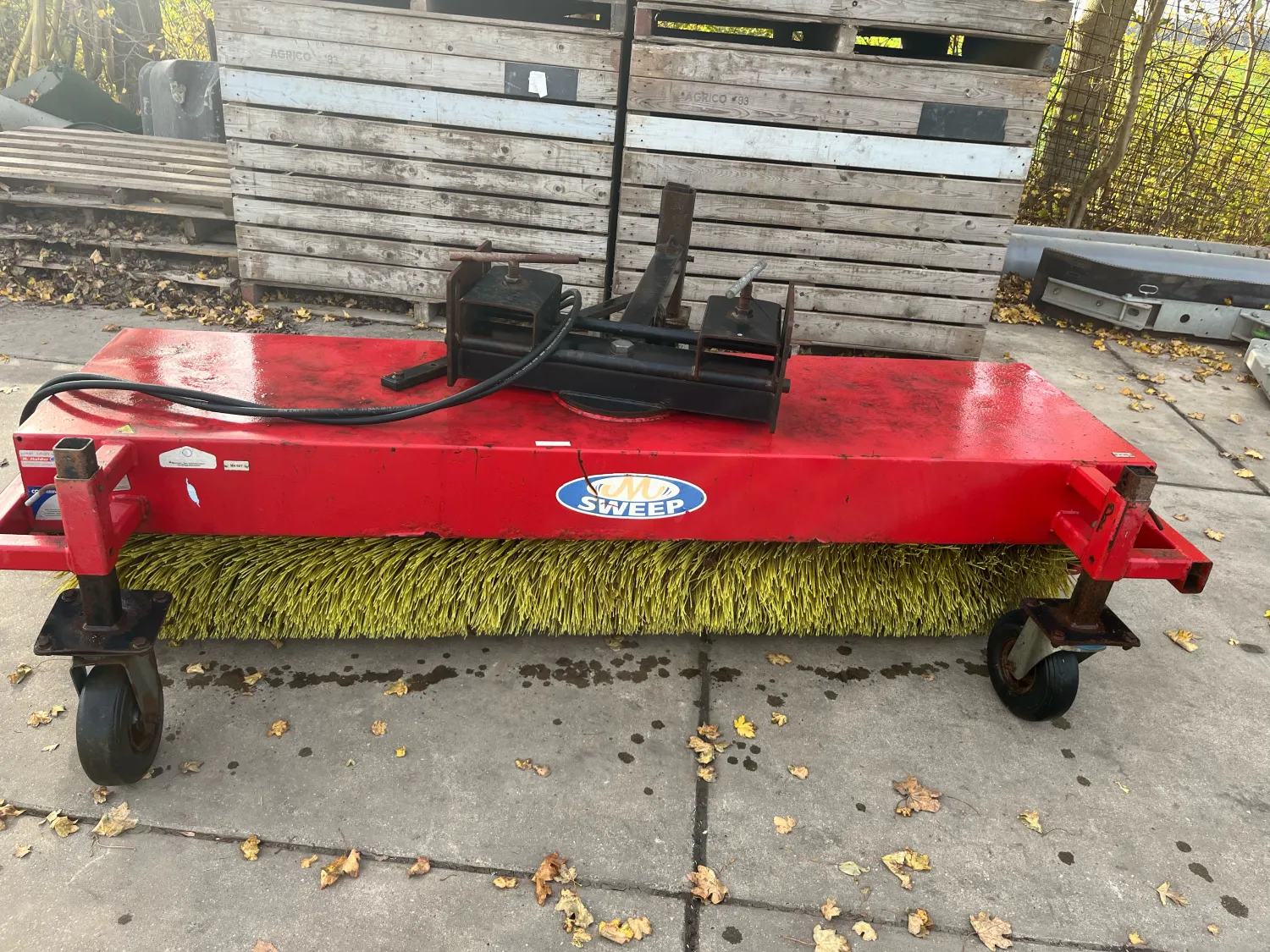 Veegmachine met lepel insteek | Sweep