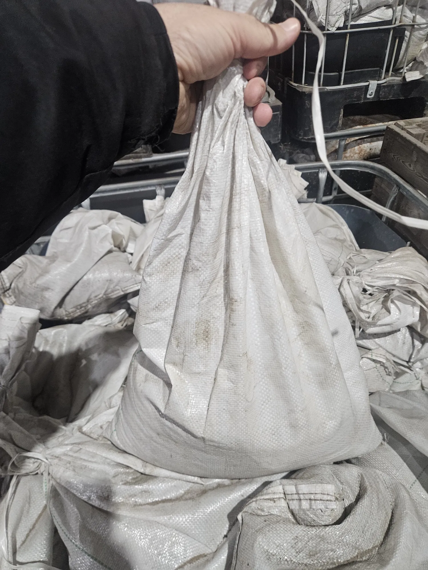 Gebruikte Hiwer spoelen met doek & ballastzakjes