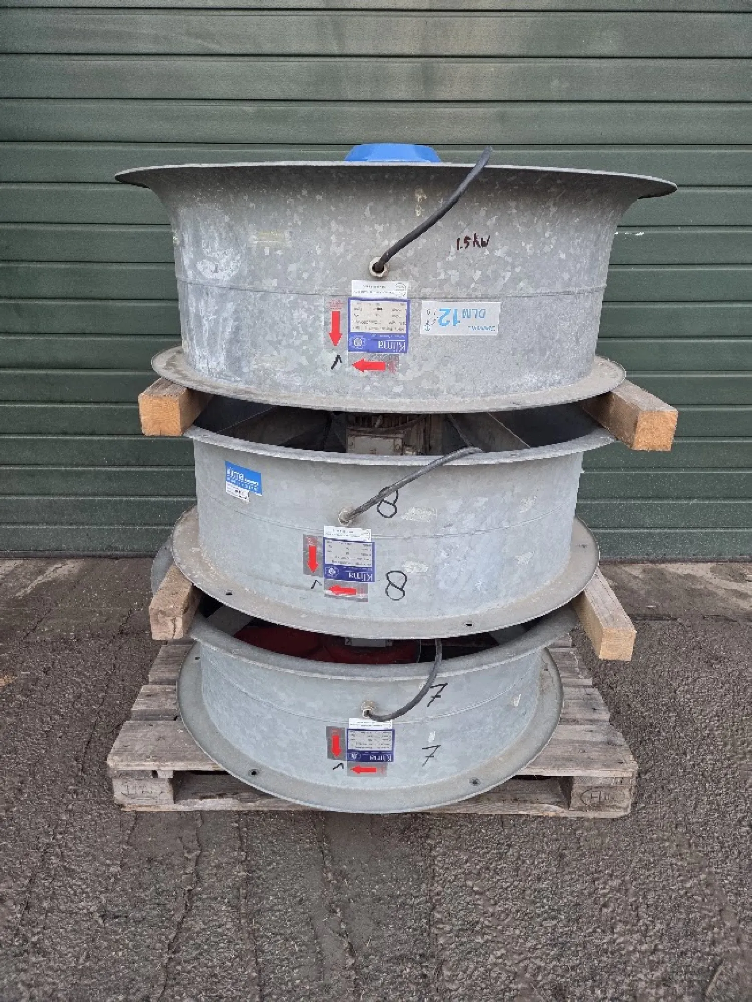 Klima DLM-12aaLD Low-noise Axiaalventilator | 1.5KW