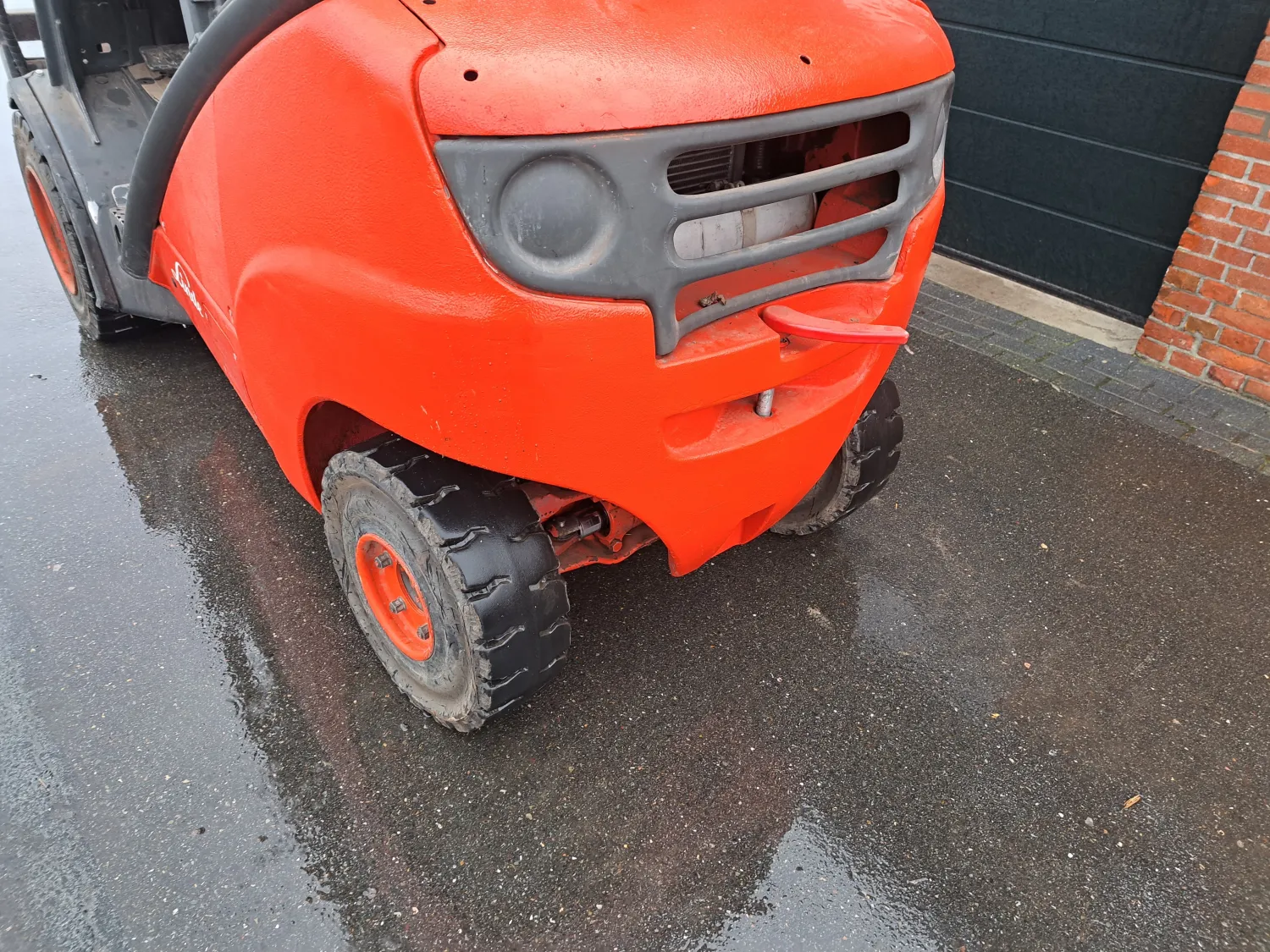 Carretilla elevadora diésel Linde H35 - Altura de elevación 5500 mm