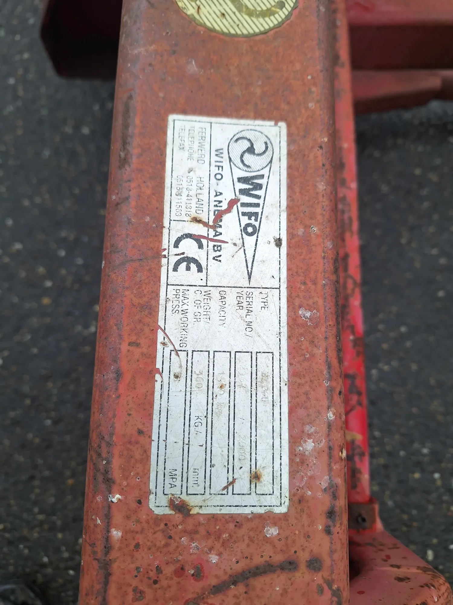 Wifo Ballenzange - Gebraucht, Baujahr 2000