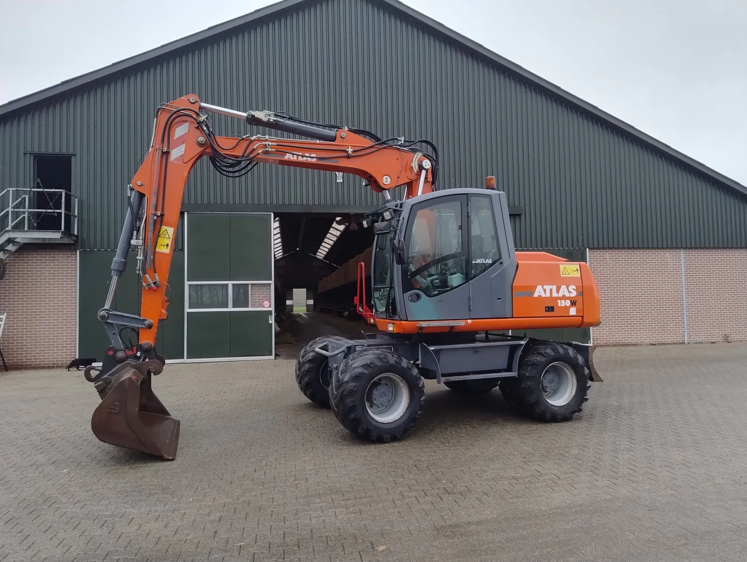 Atlas 150W Graafmachine - Bouwjaar 2011, 15000 Uren