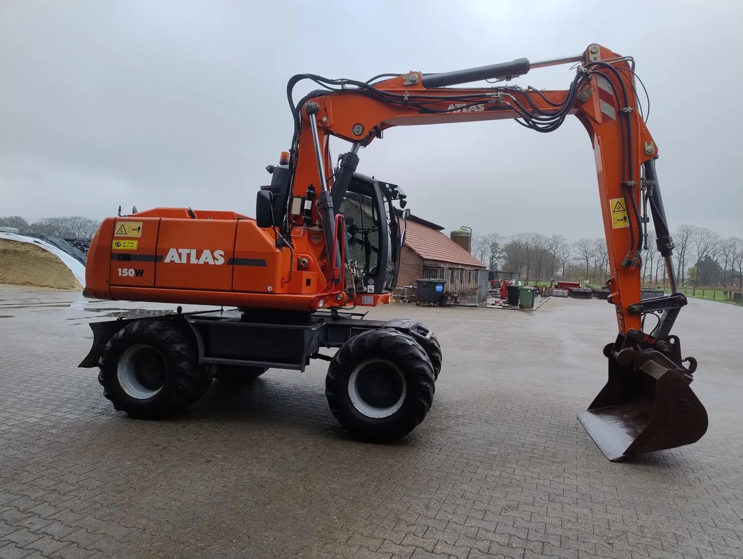 Atlas 150W Graafmachine - Bouwjaar 2011, 15000 Uren