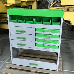 Reolsystem til varevogn - MB Vito reol