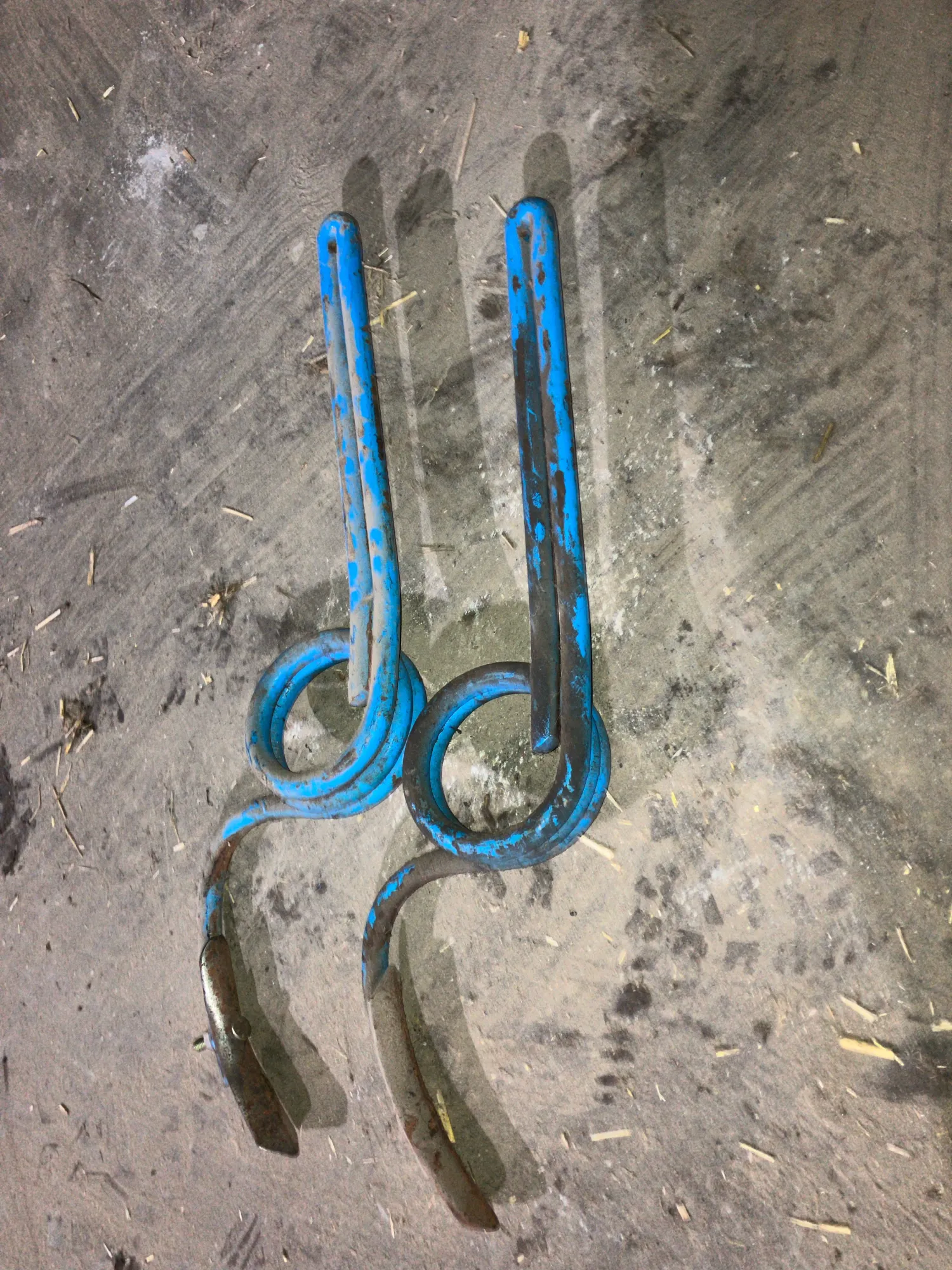 Lemken sporeskær - Som ny, 2 stk