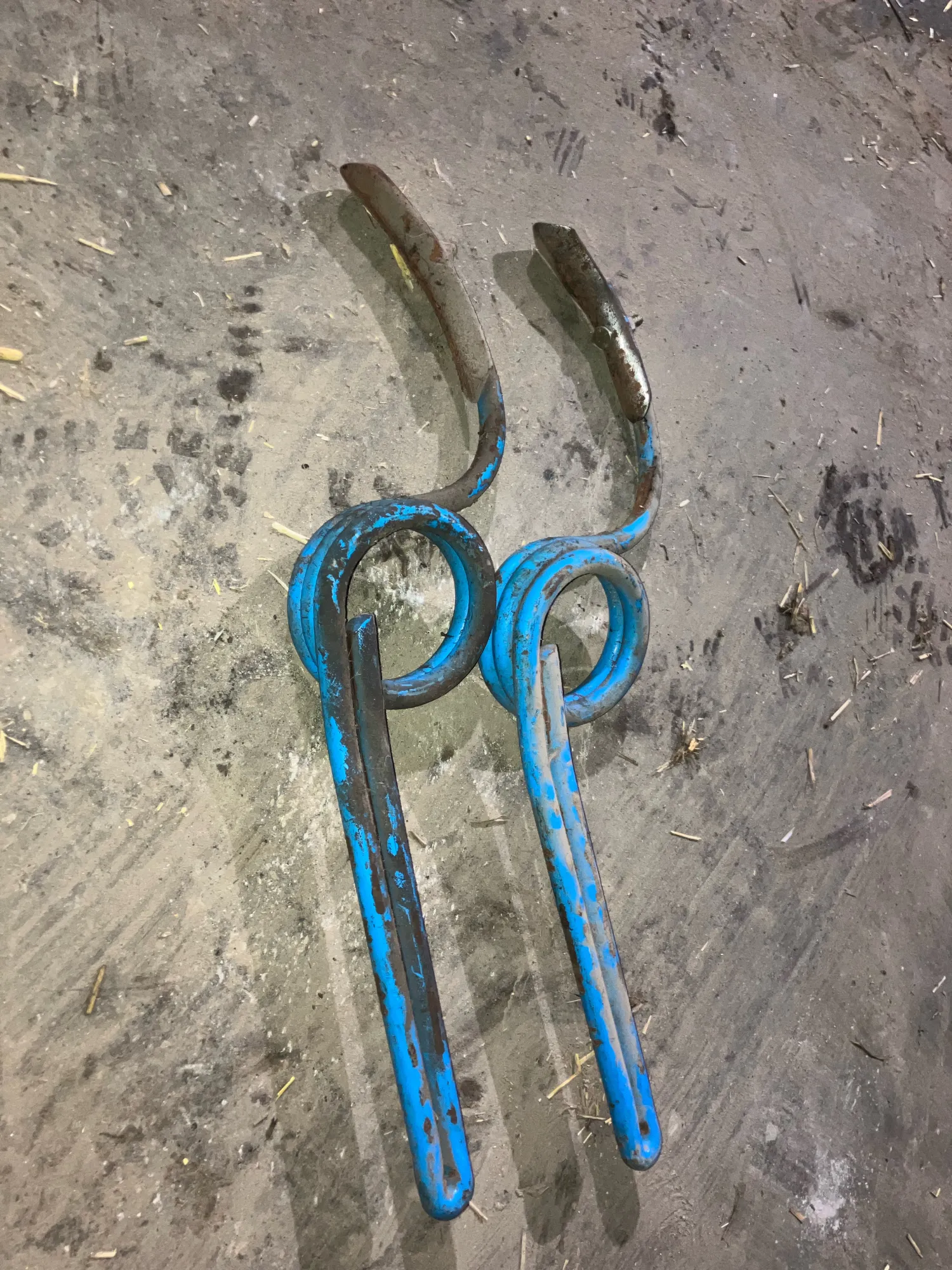 Lemken sporeskær - Som ny, 2 stk