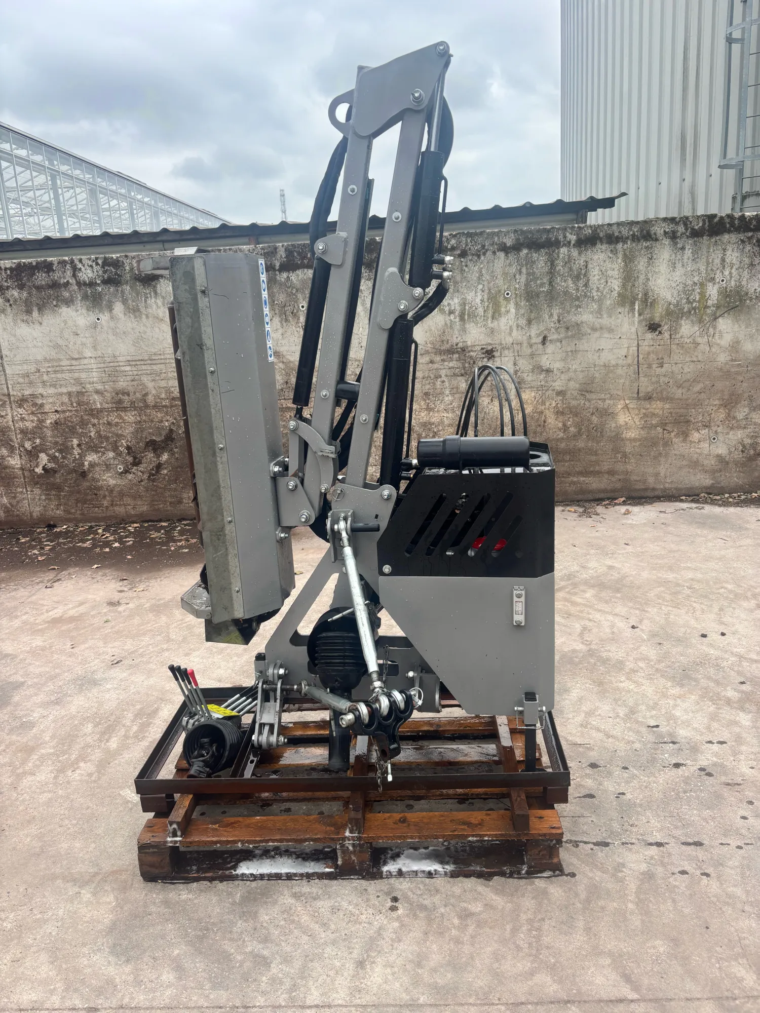 Jansen Armklepelmaaier voor Minitractor - Weinig Gebruikt