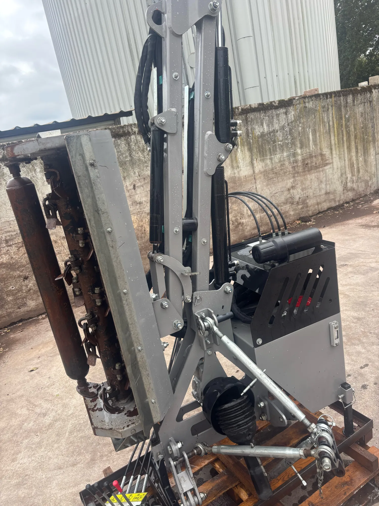 Jansen Armklepelmaaier voor Minitractor - Weinig Gebruikt