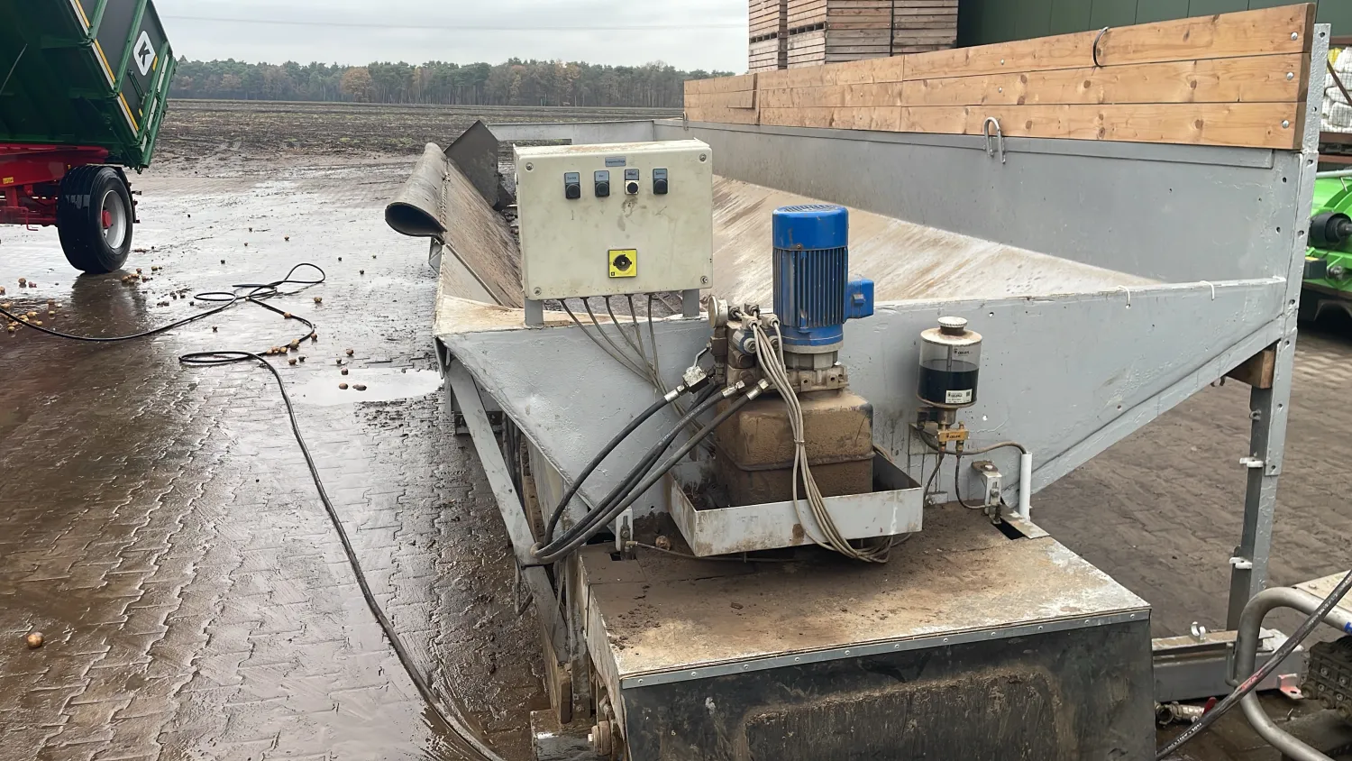 Schomaker hydraulische zij-inname – 18t kipper