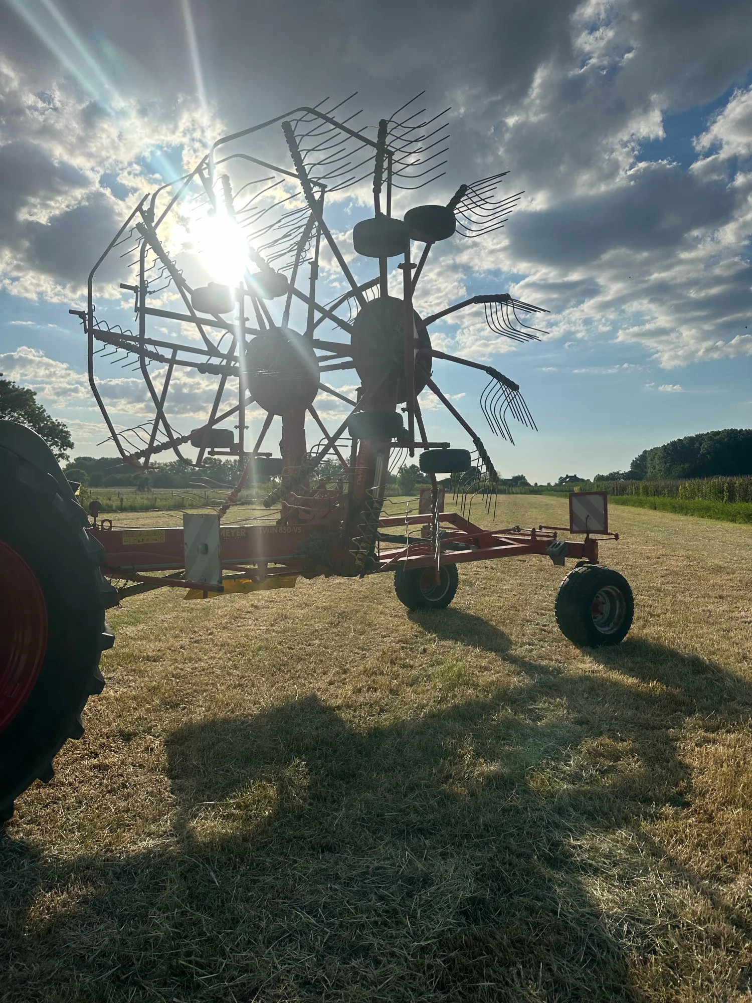 Niemeyer Heuwender Twin 850 zu verkaufen | Einsatzbereit