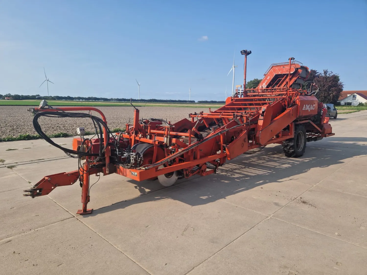 Amac E2 Aardappelrooier - Rubber Diabolo's & Gestuurde As