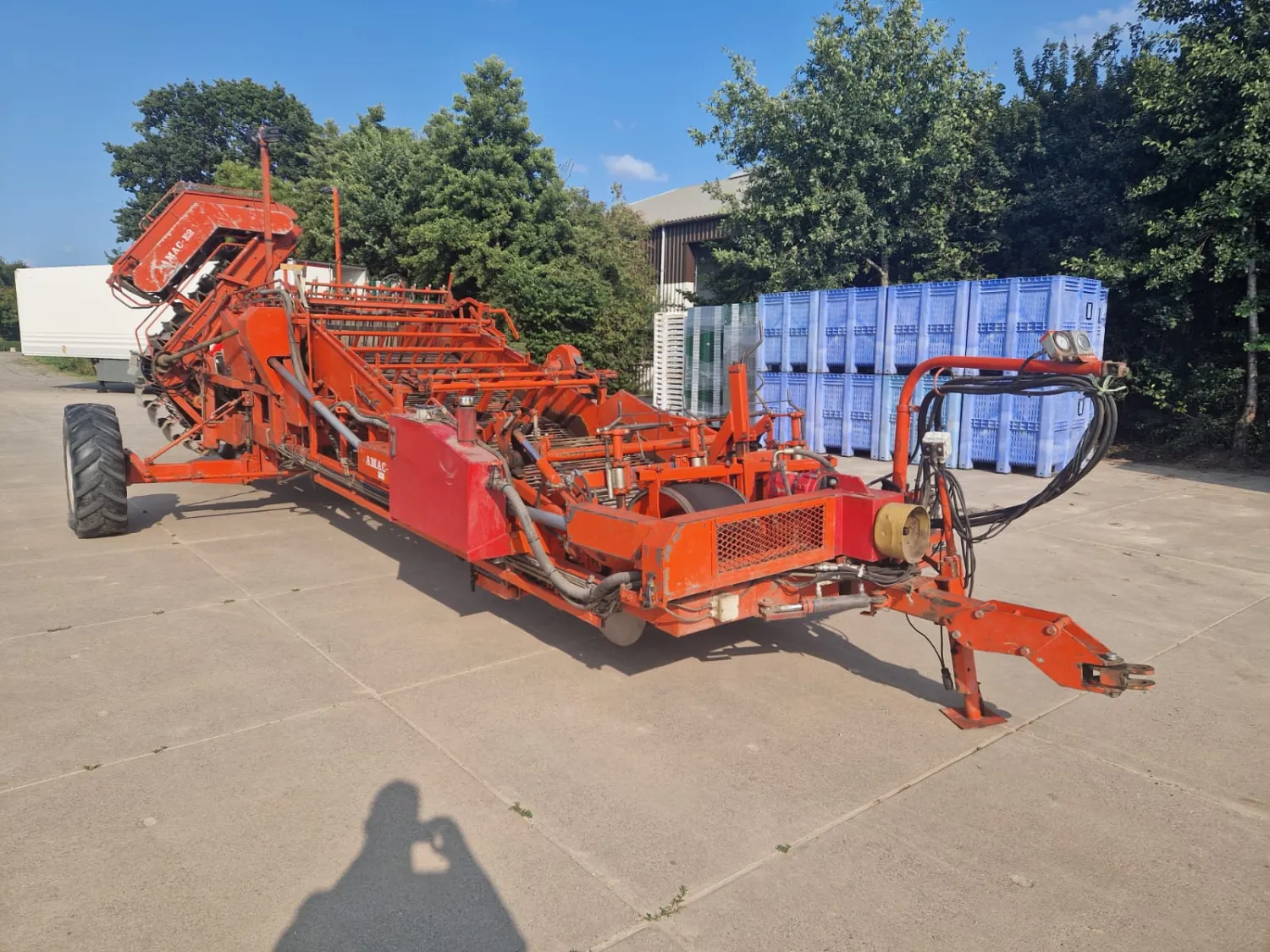 Amac E2 Aardappelrooier - Rubber Diabolo's & Gestuurde As