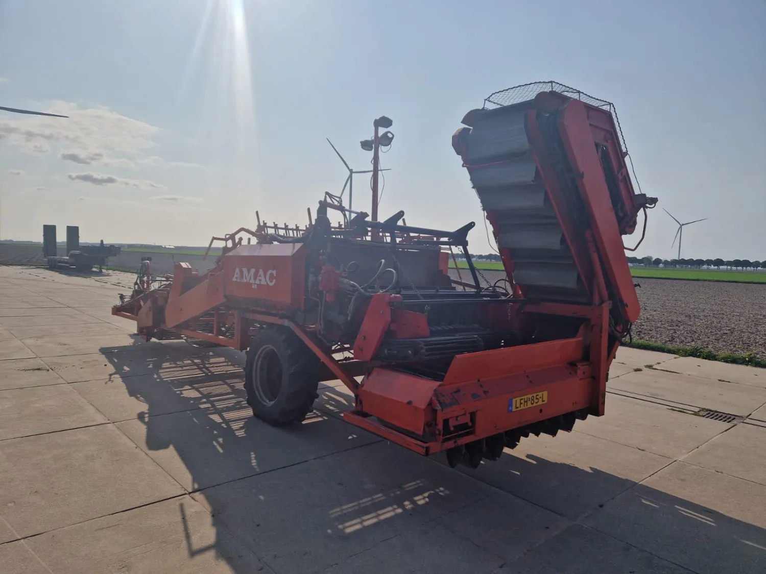 Amac E2 Aardappelrooier - Rubber Diabolo's & Gestuurde As