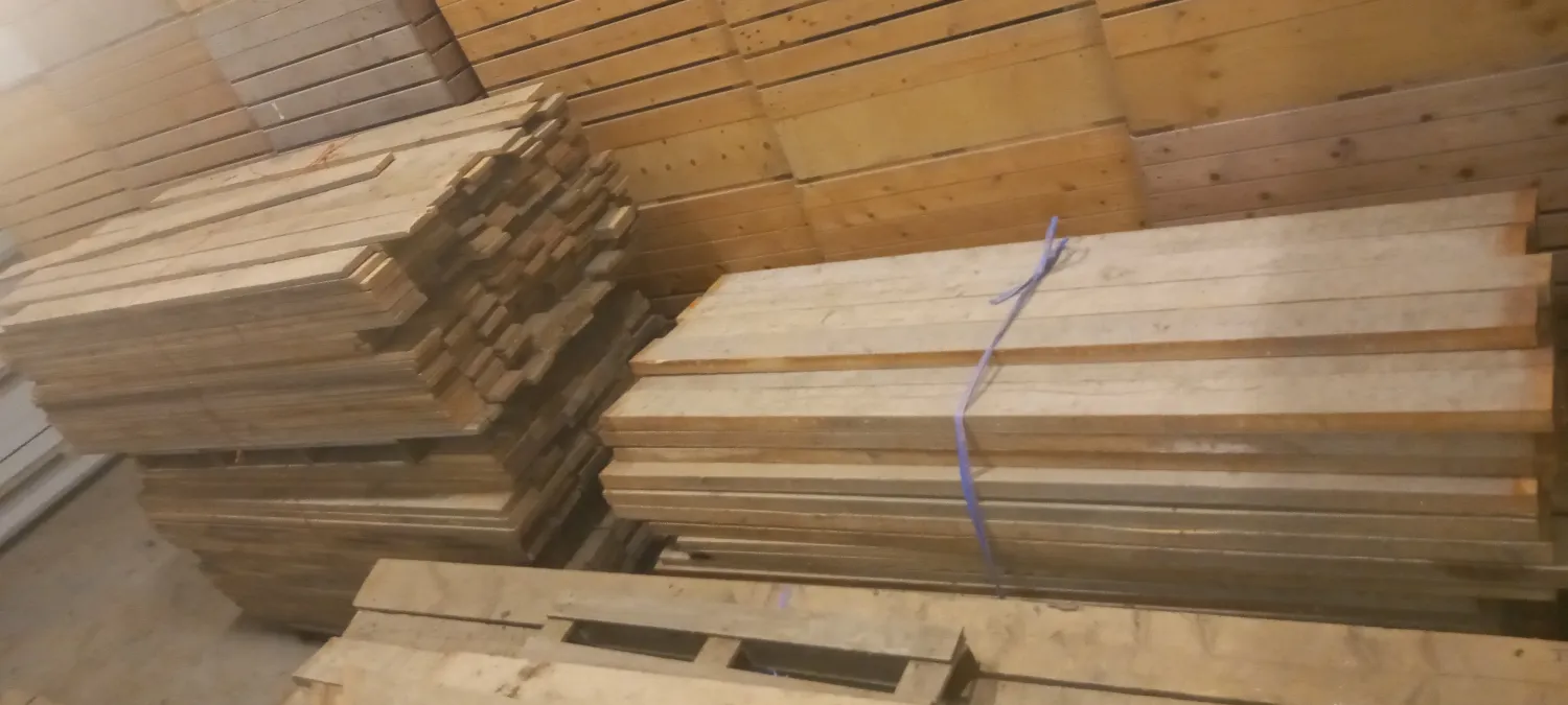 Balken en planken van goede kwaliteit