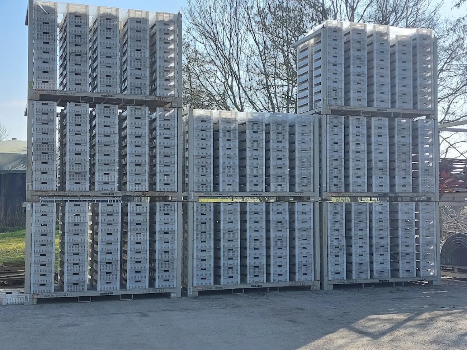 Stapelbare rekken (2010) - 2500kg capaciteit