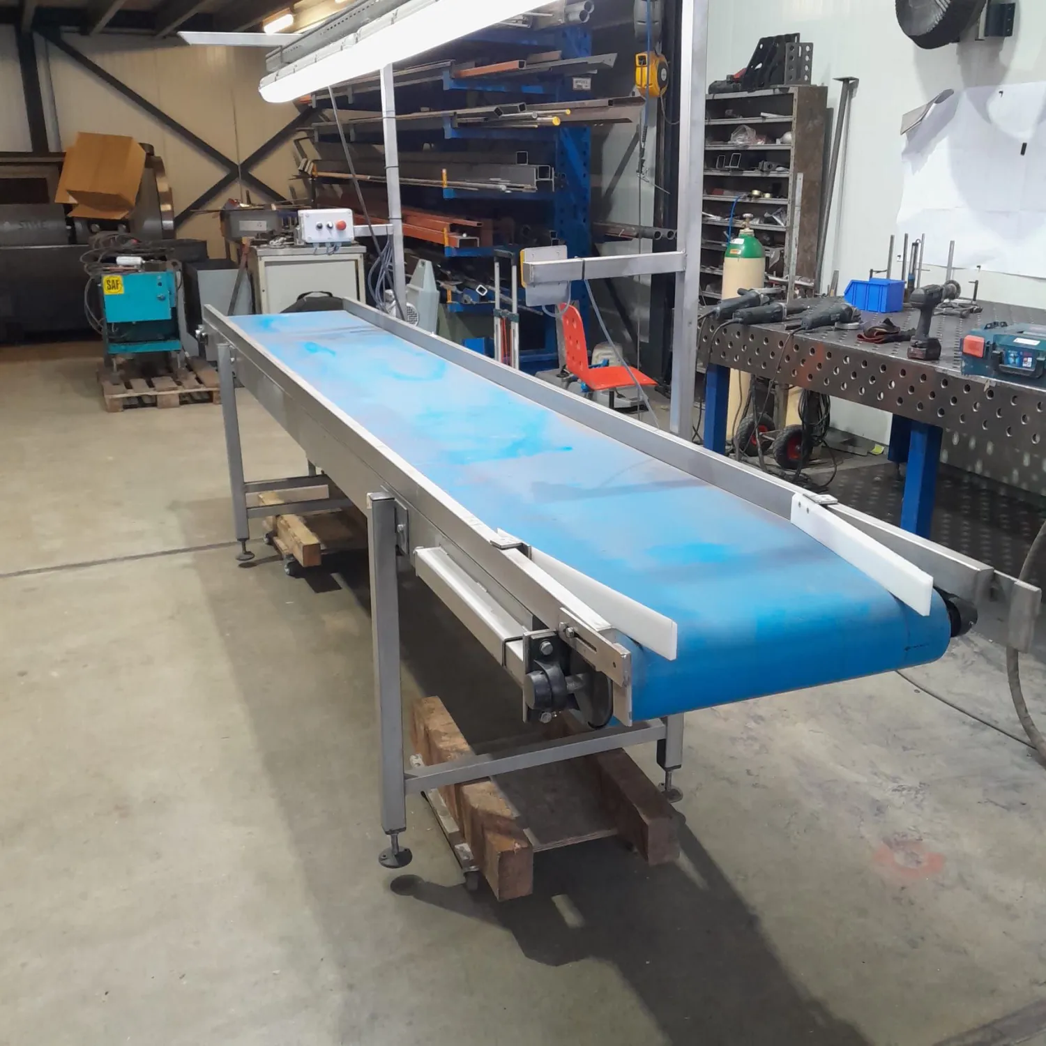 Stół Rolniczy Sortowniczy 4m - Przenośnik Taśmowy