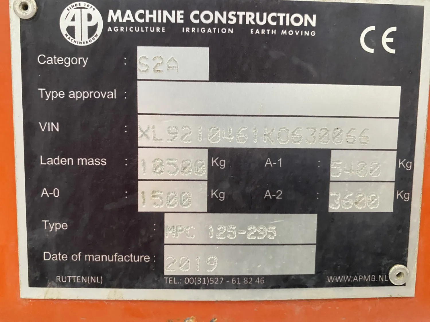 AP Haspel Midi 125-295 | Complete haspel met besturing