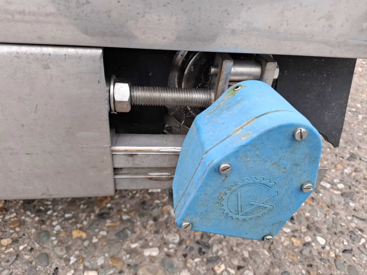 RVS Transportband - 13 meter x 50 cm - Lichte trogvorm