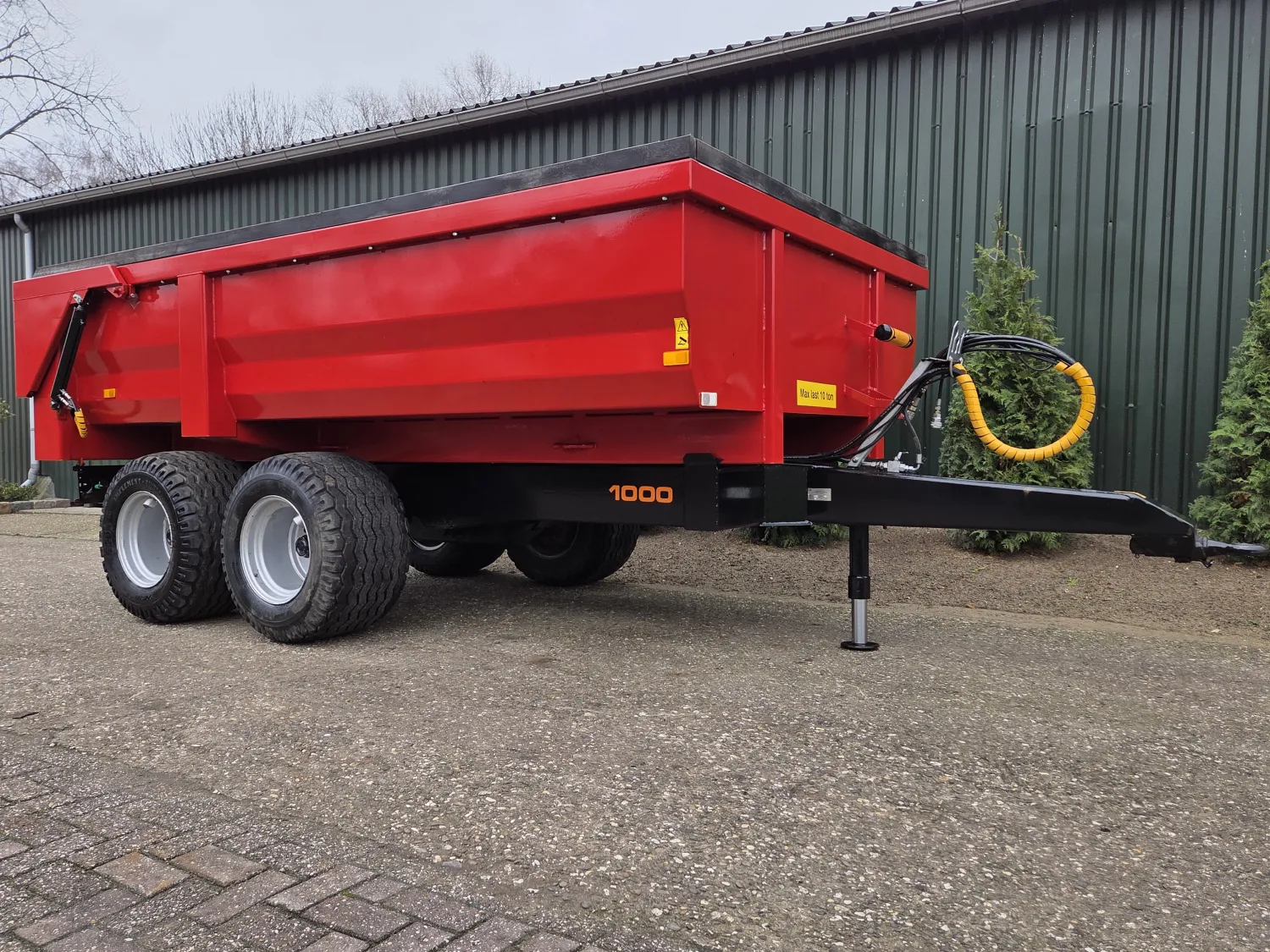 Palmse PT1000 Kipper 2019 - 10 Ton - Hydraulische Klep