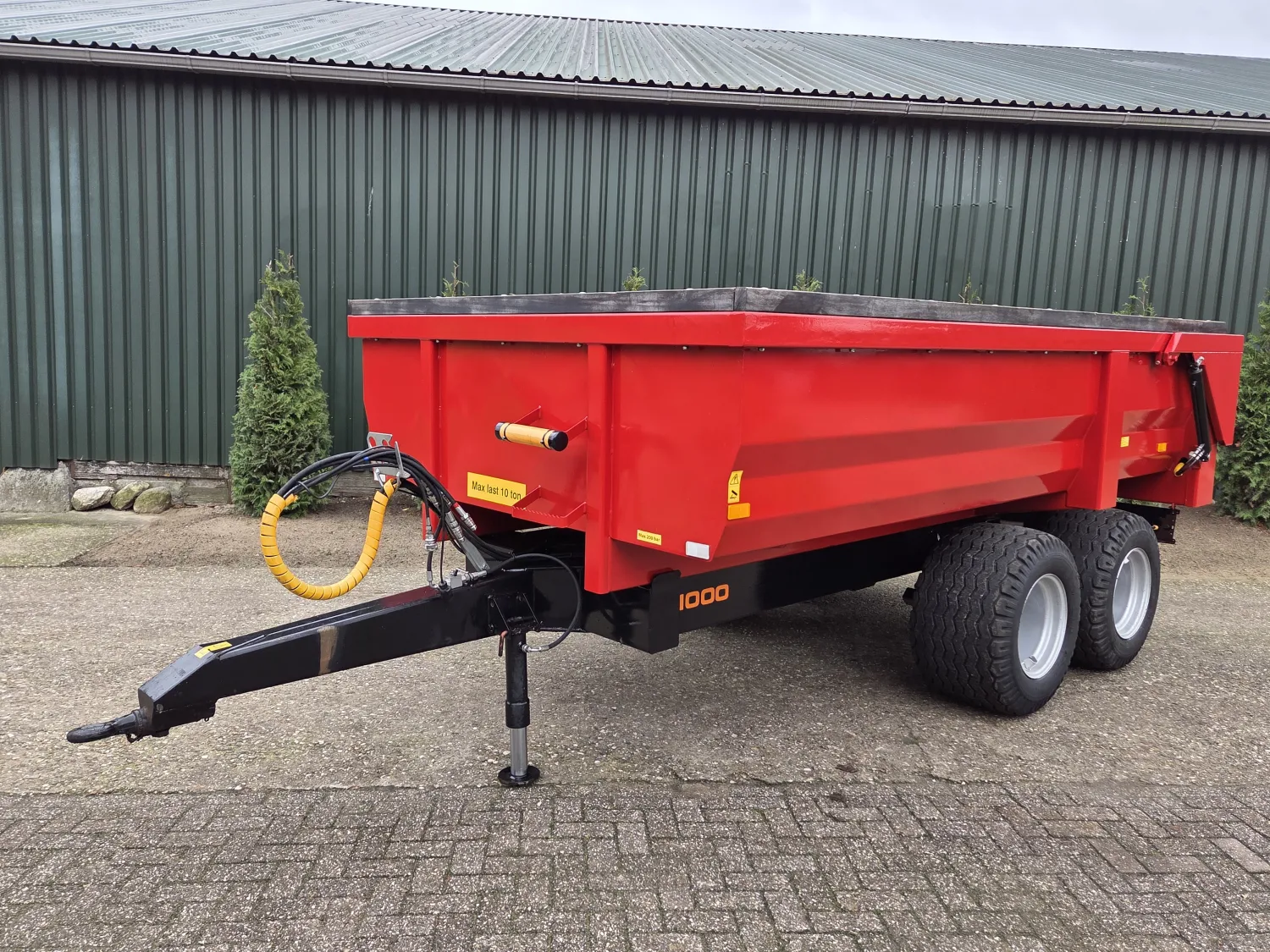 Palmse PT1000 Kipper 2019 - 10 Ton - Hydraulische Klep