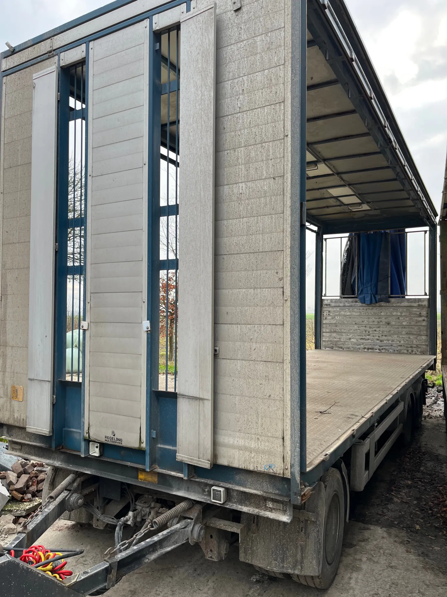 Landbouw aanhanger te koop: 8 meter, combi boosters