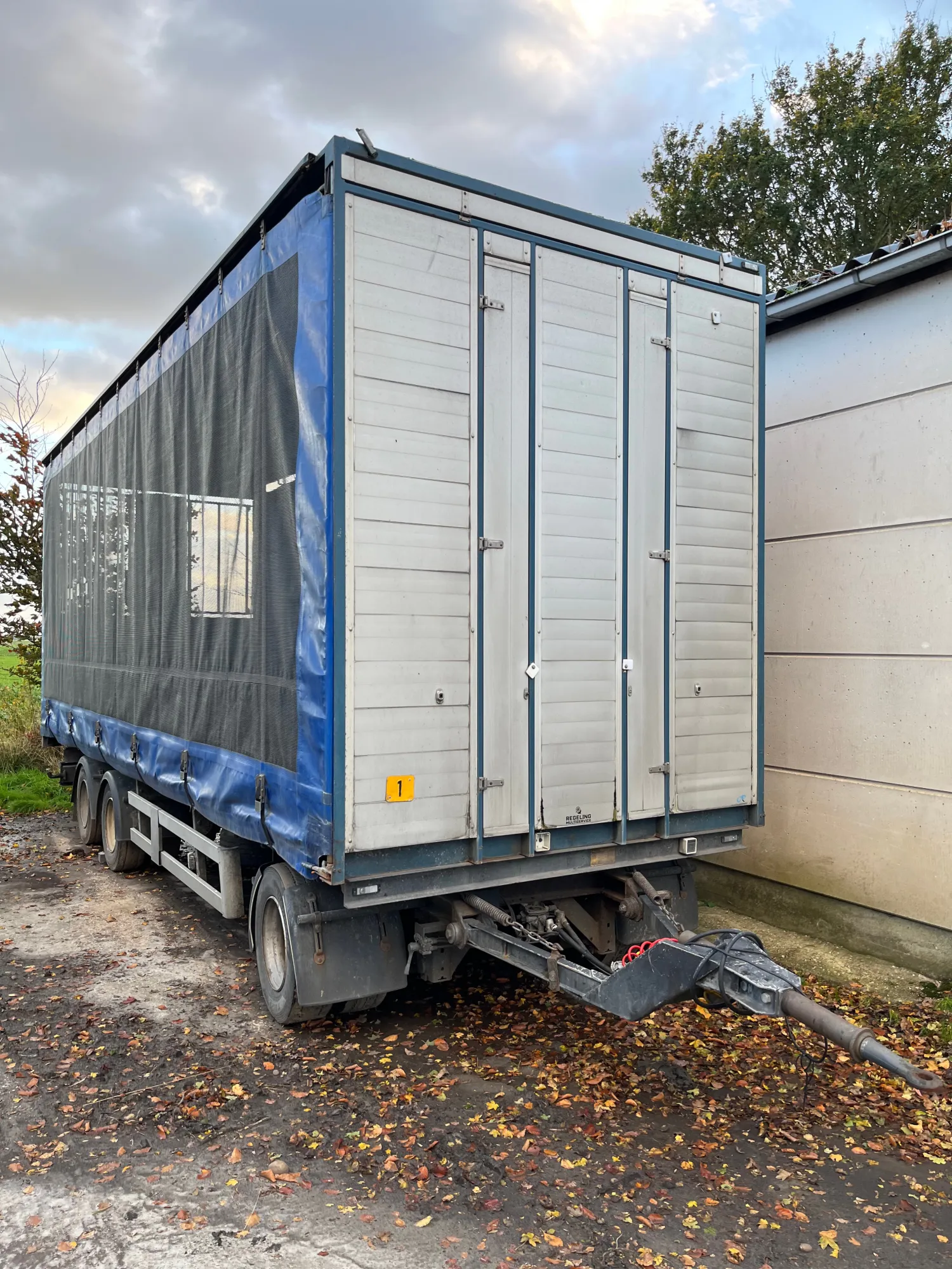 Landbouw aanhanger te koop: 8 meter, combi boosters