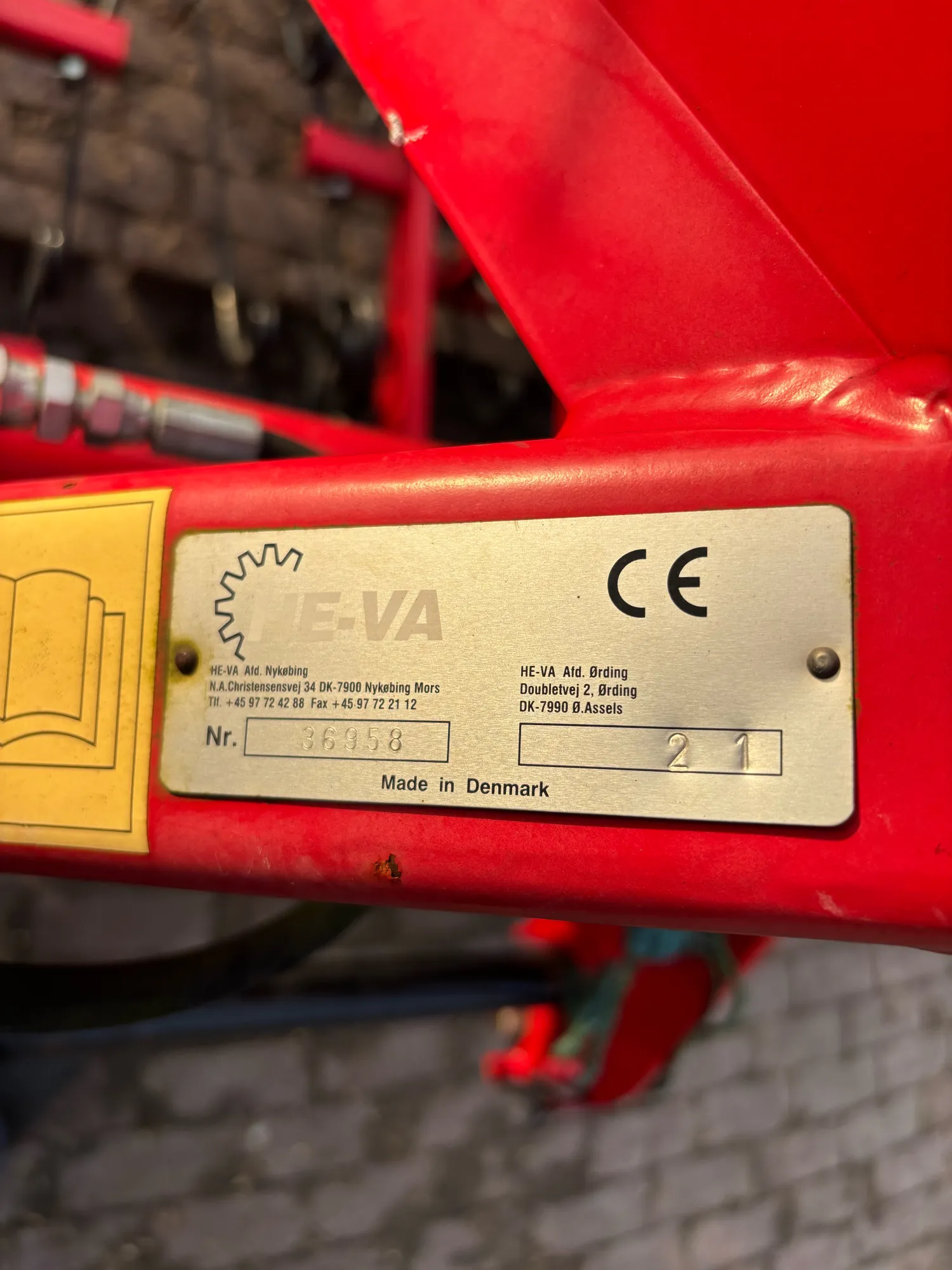 He-Va wiedeg 6 meter - Hydraulisch opklapbaar