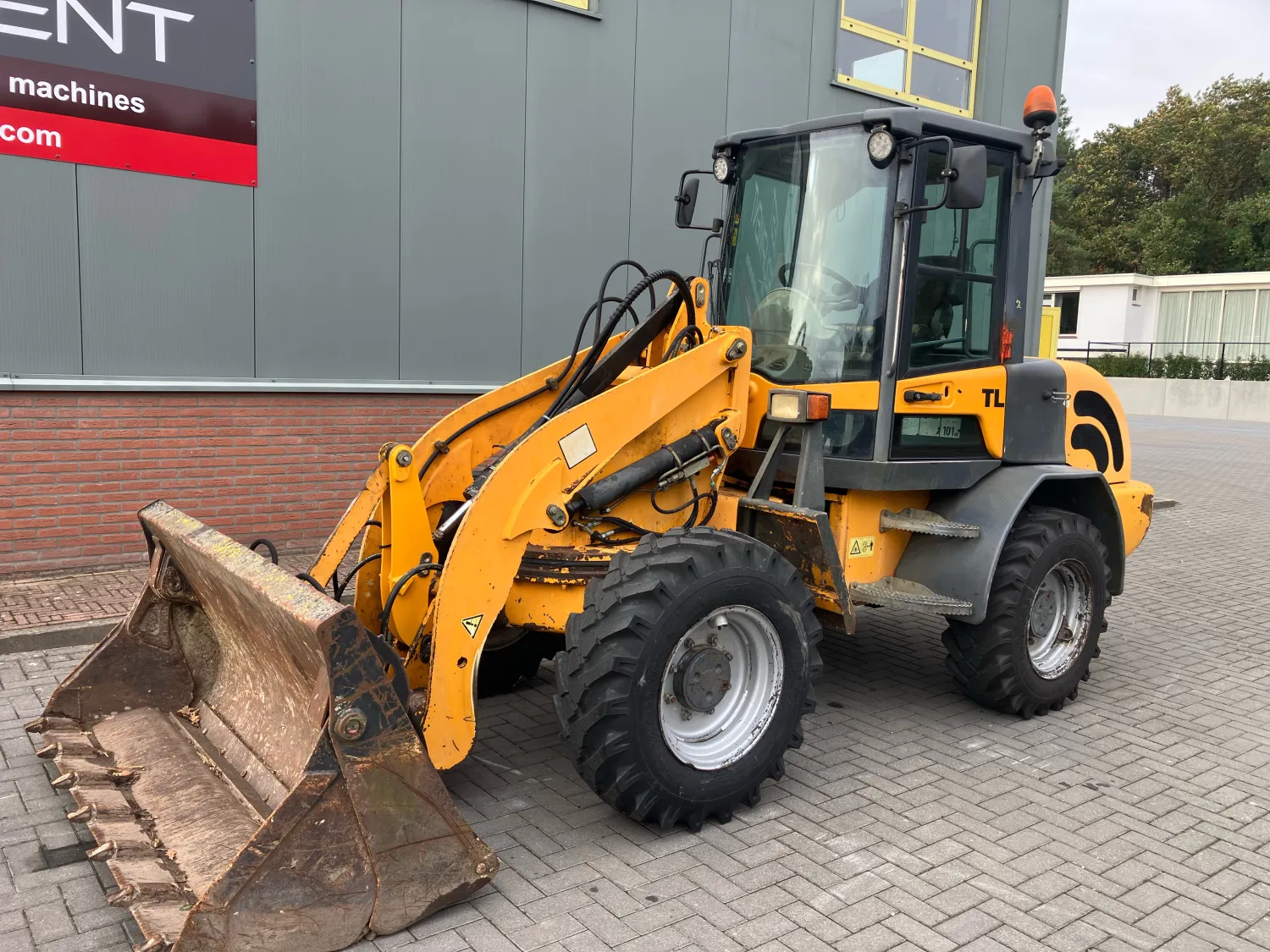 Terex shovel TL70 zwenklader, bouwjaar 2007