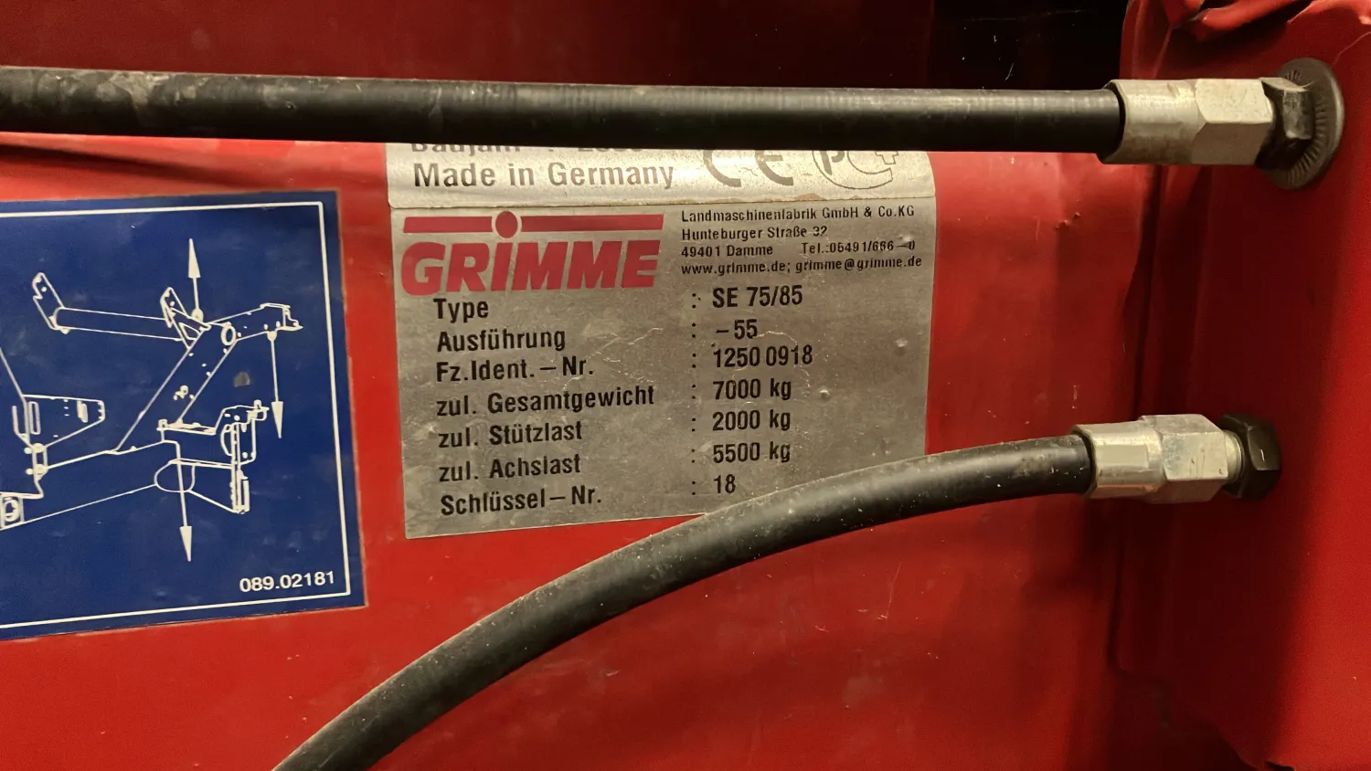 Grimme SE 85-55 Aardappelrooier te Koop - Bouwjaar 2009