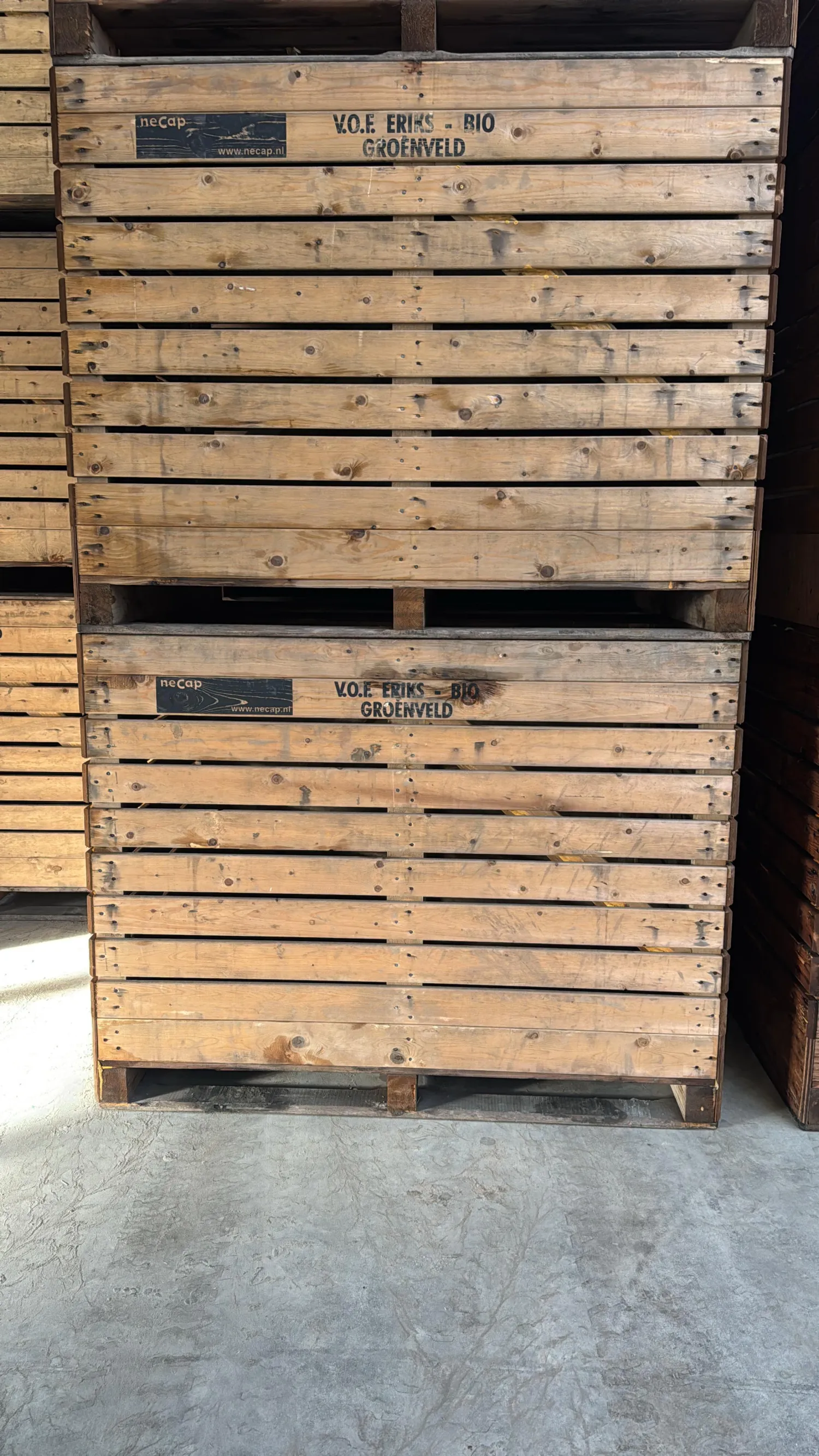 Kuubkisten te koop - Houten opslagkisten voor landbouw