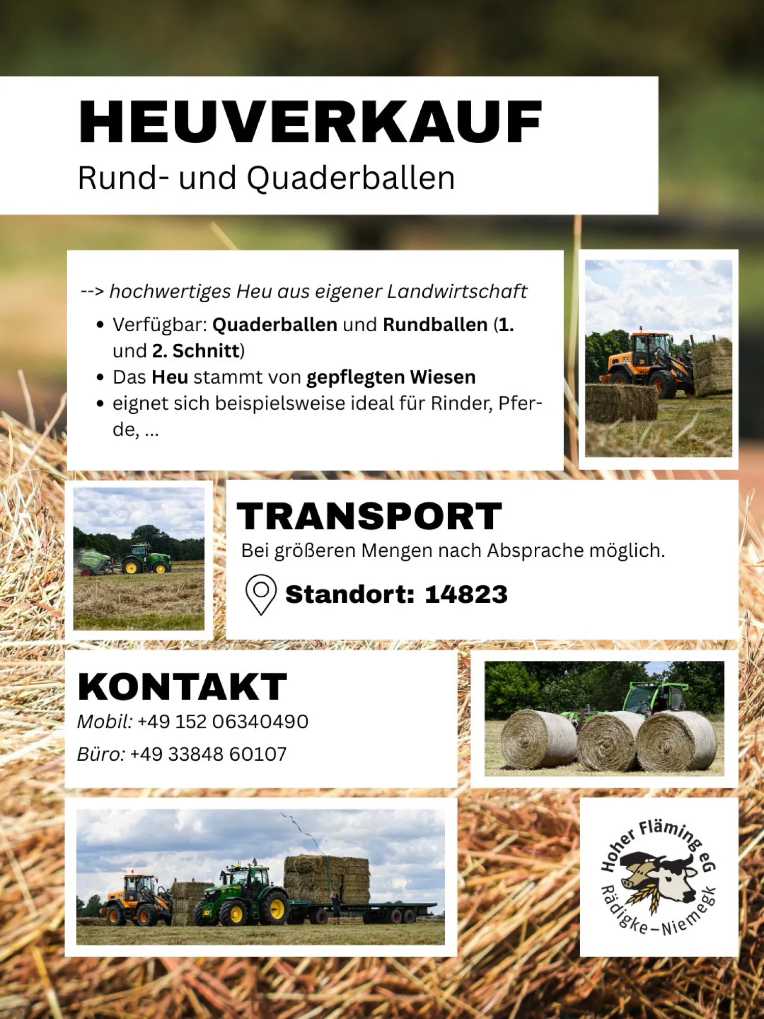 Ronde & rechthoekige balen te koop