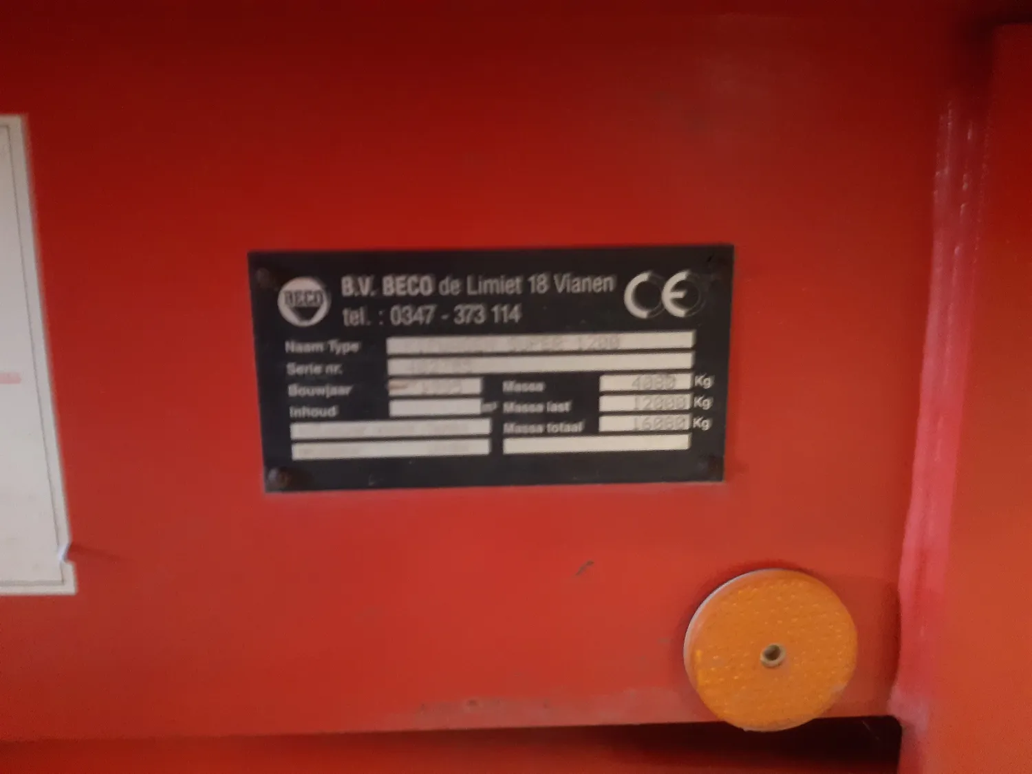 Beco Super 1200 (1995): Landbouwmachine te koop