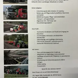 Medewerker akkerbouw (m/v/x) gezocht - J&J Agrar GbR