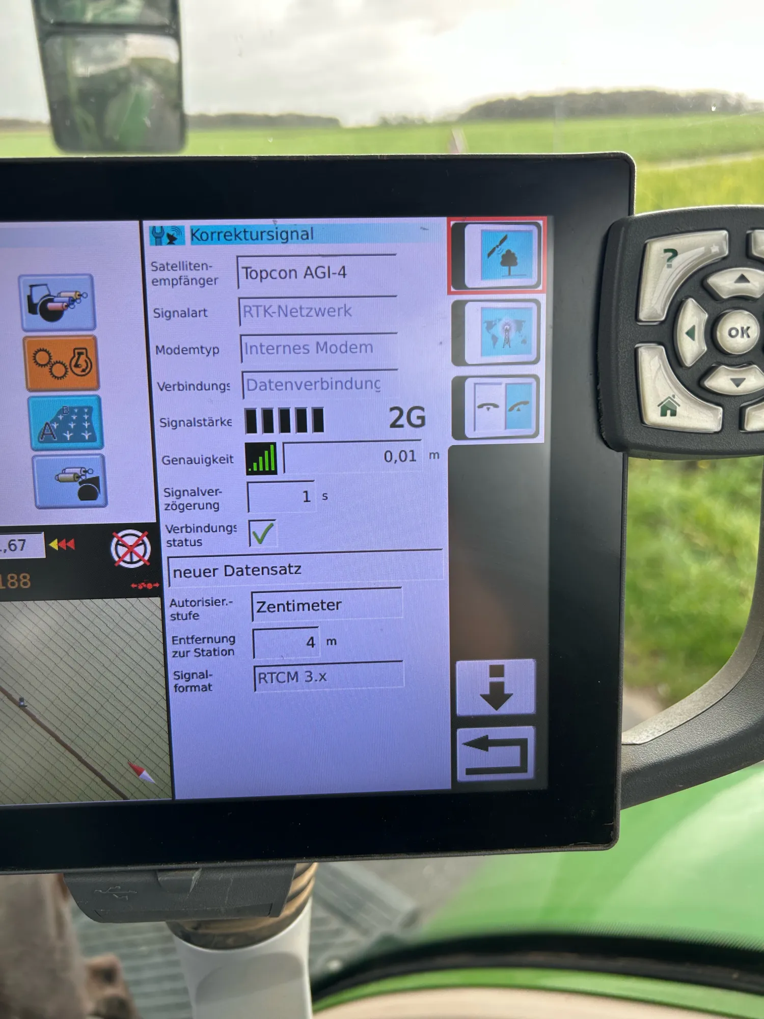 Fendt 714 S4 Traktor (2017) - Smalspoor, GPS