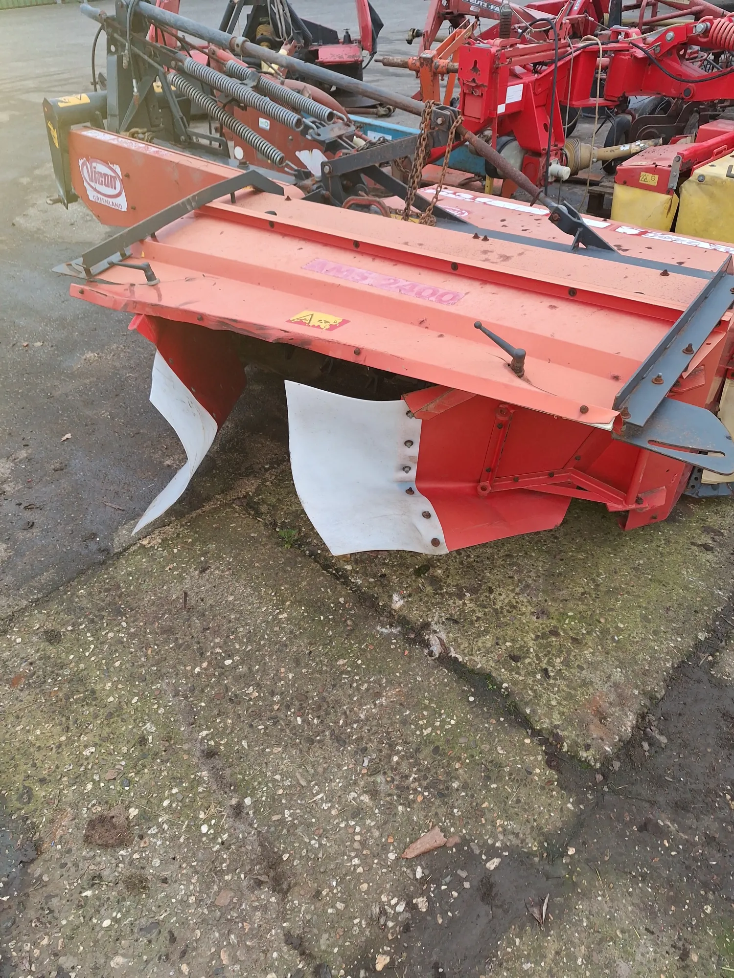 Vicon maaiers set - Frontmaaier en achtermaaier met kneuzer