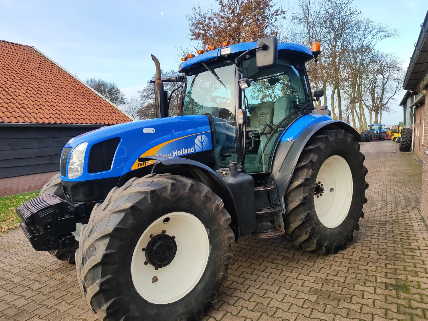 New Holland TS 115 A Plus, 2006, 7840 heures