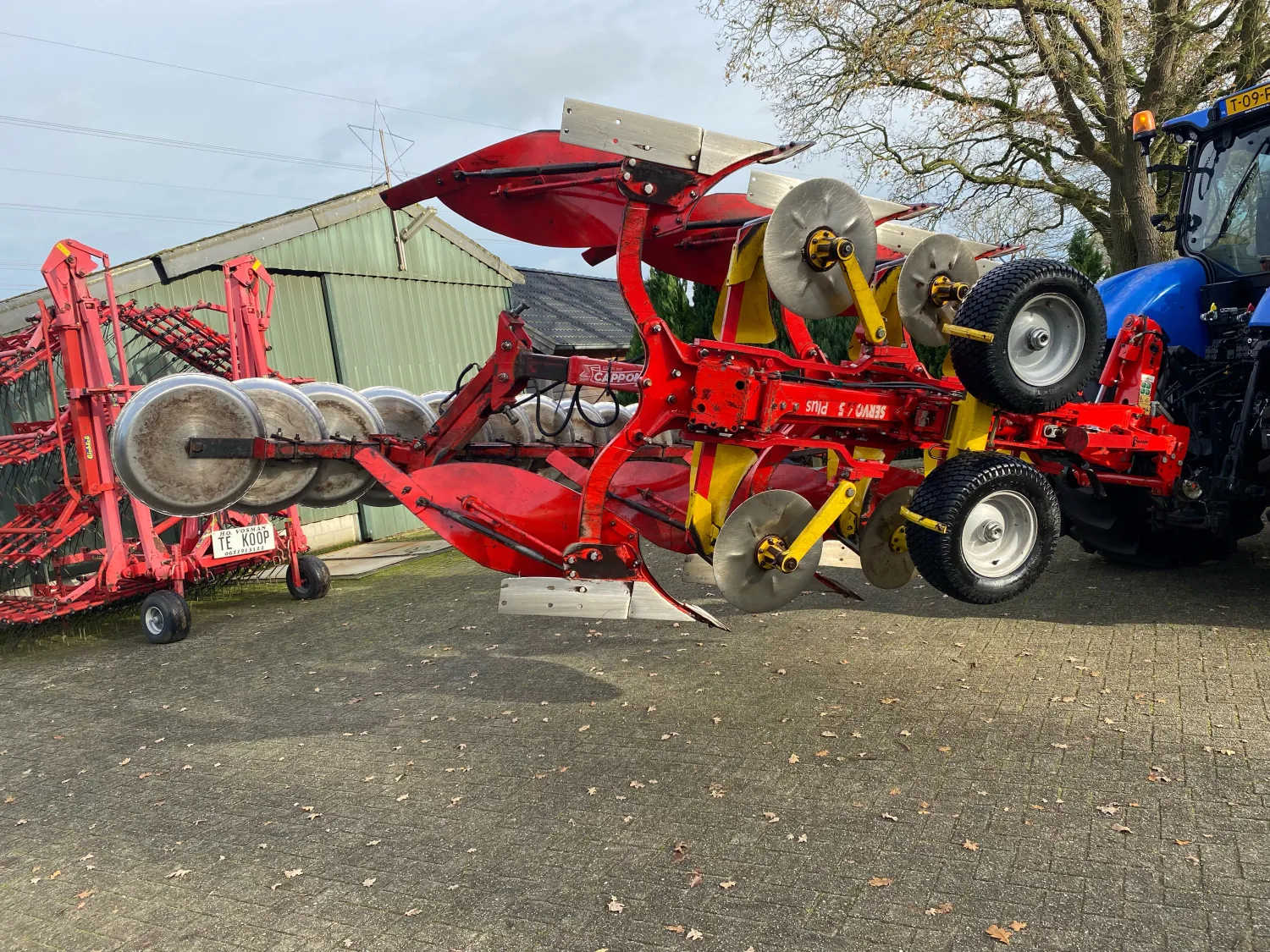 Pöttinger Servo 45 Ploeg met Cappon Vorenpakker - Vario Ploeg