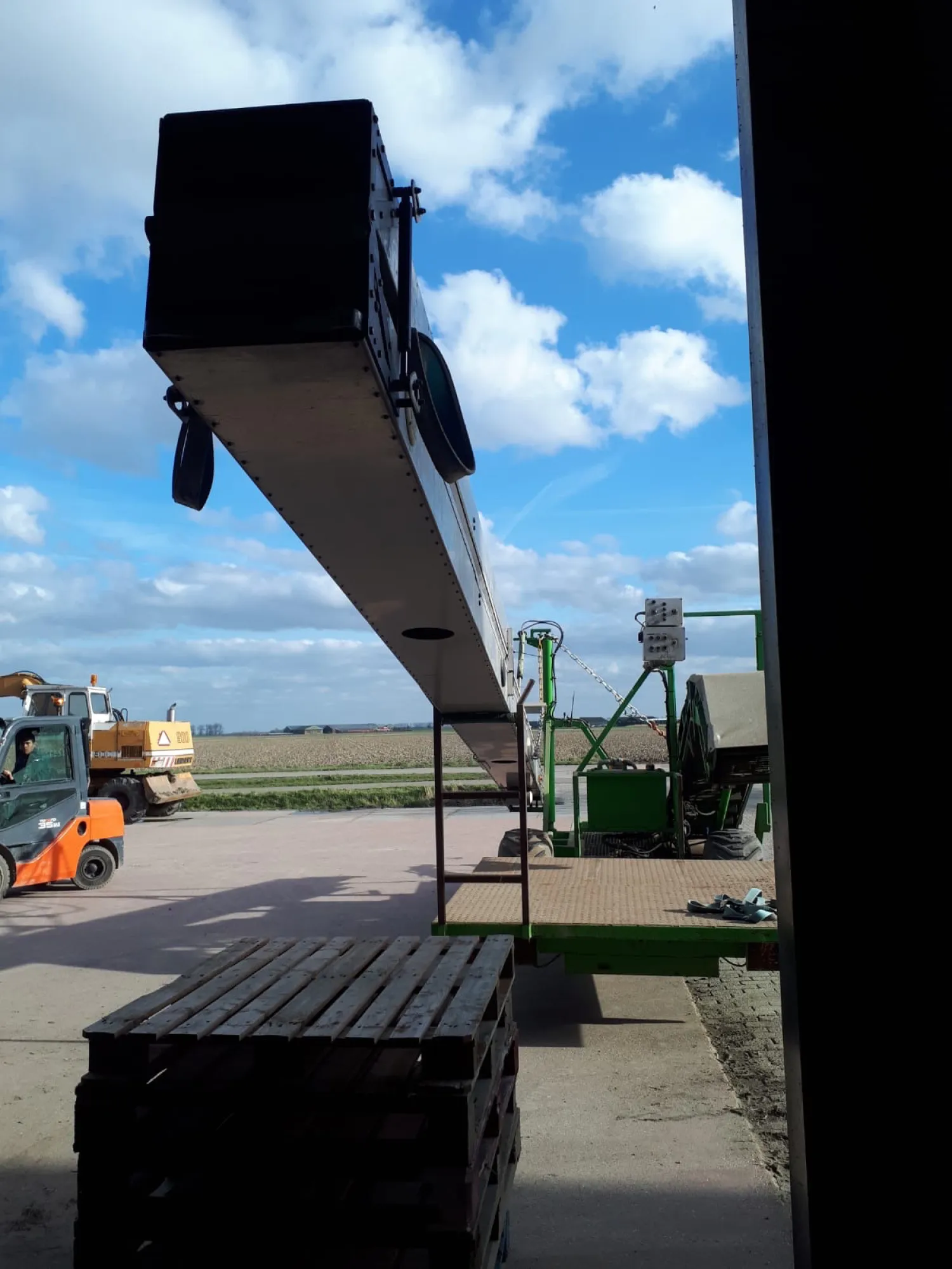 Taśma do zbioru warzyw - Aluminium, 15 metrów