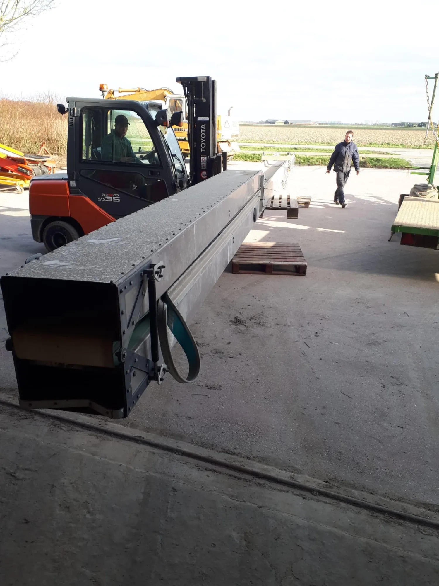 Taśma do zbioru warzyw - Aluminium, 15 metrów