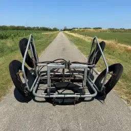 Bandensleep 4M - Hydraulisch opklapbaar