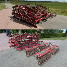 Kongskilde Triple K 4.5m - Cultivador con Rodillo Desterronador