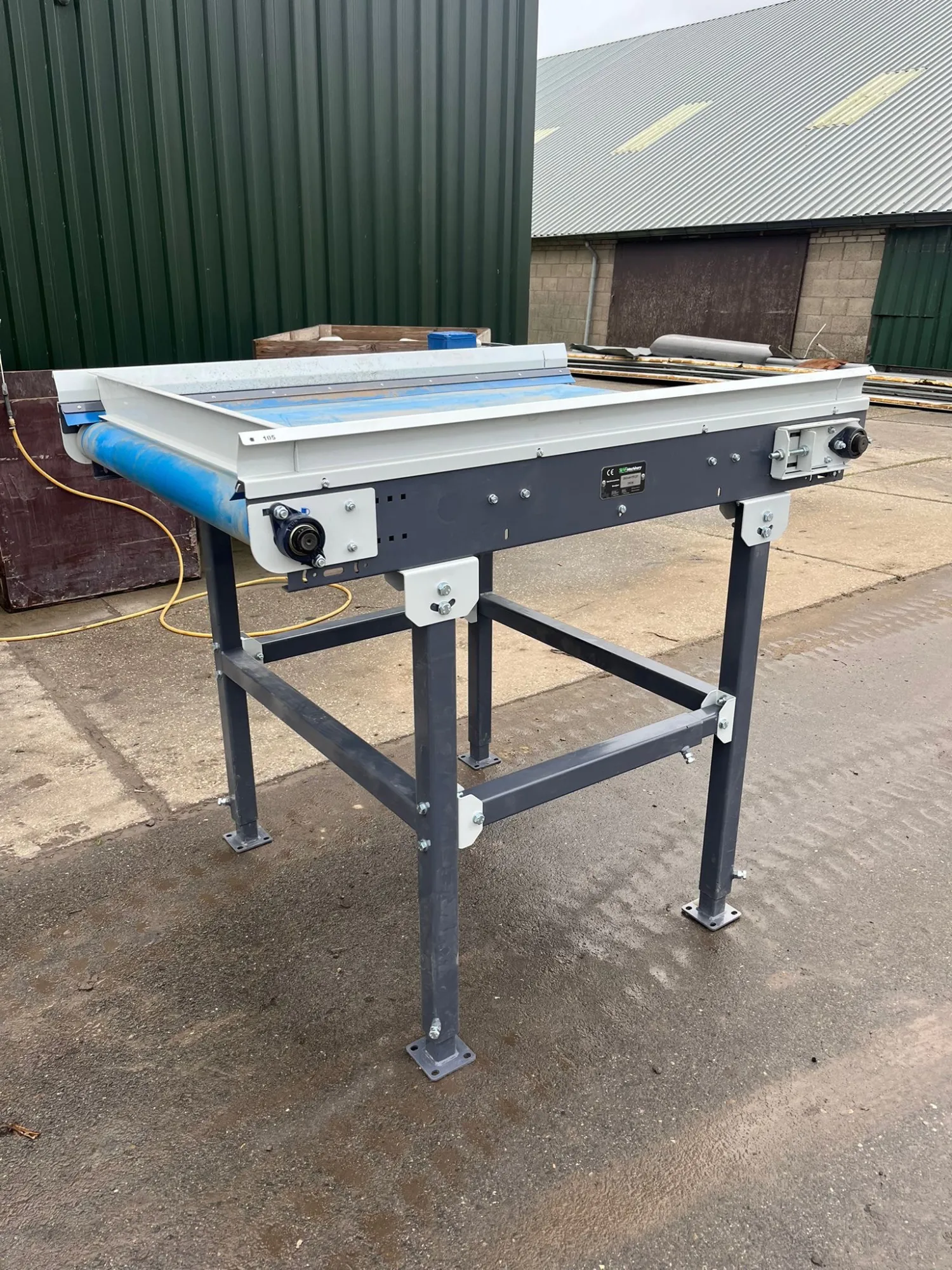 Z.g.a.n. Pro-Vega Transportband - 1.5m - Blauwe PVC Band