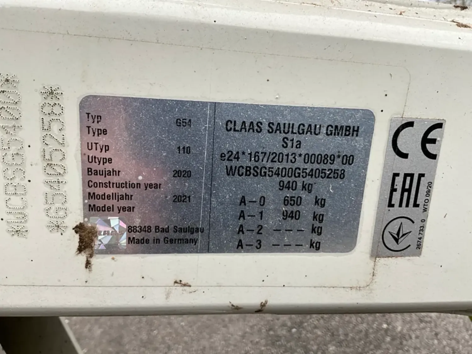 Claas Volto 900T Schudder - 2021 - Werkbreedte 8.7m