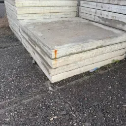 Betonplaten 200x200x16 cm - Dubbel Net