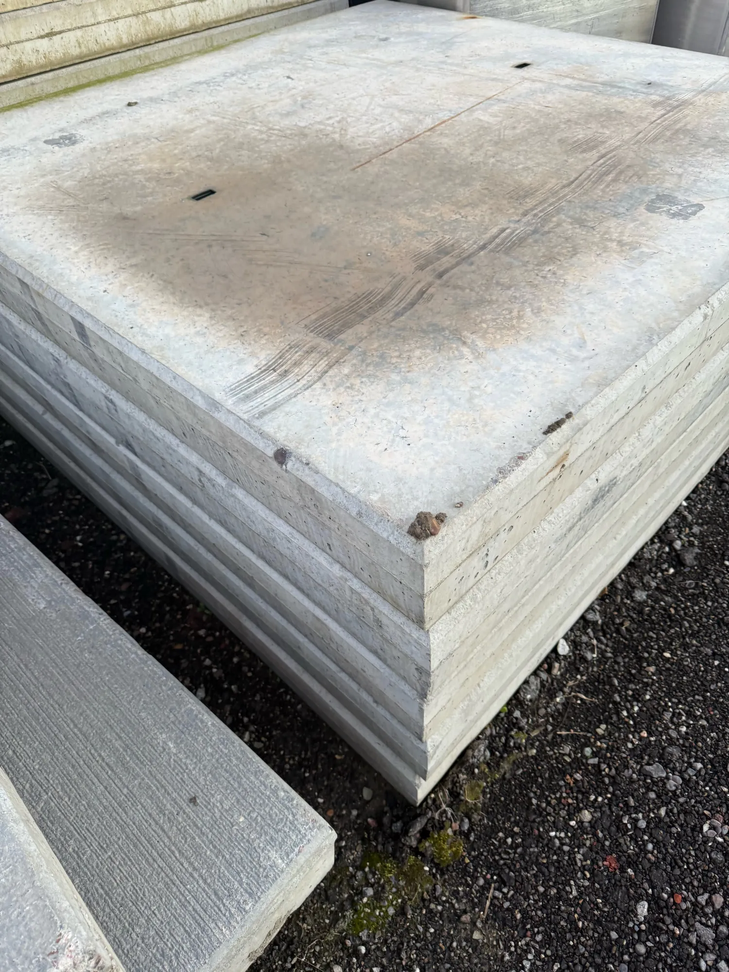 Betonplaten 200x200x16 cm - Dubbel Net