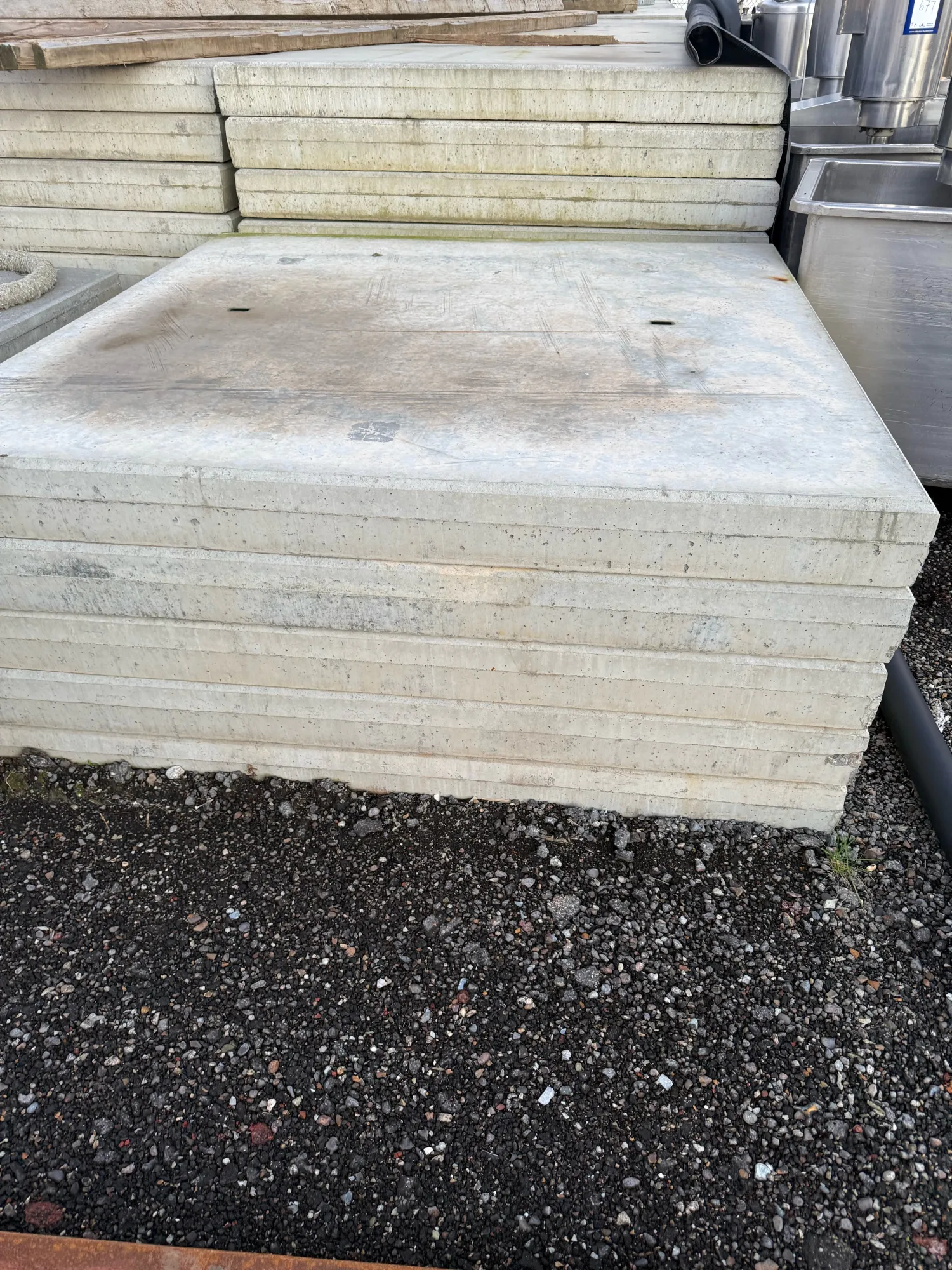 Betonplaten 200x200x16 cm - Dubbel Net