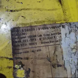 270/95R48 Rækkedækhjul - Molcon Interwheels - JD Gul